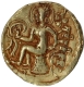 Horseman type Gold Dinar Coin of Chandragupta II of Guptas.