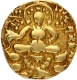 Archer type Gold Dinar Coin of Kumaragupta I of Gupta Dynasty.