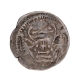 Silver Drachma Coin of Chavada Dynasty of Indo Sassanians.