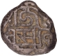 Silver Dramma Coin of Jaitra Simha of Chauhans of Ranthambore.