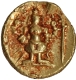 Gold Half Varaha Coin of Venkatapathiraya III of Vijayanagara Empire.