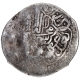 Akbar  Silver Shahrukhi AH 9x5 Counterstamped Adl-e-Kabul on Shaybanids  Coin, 