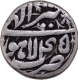 Mughal Empire Akbar Silver Rupee Coin of Lahore Mint of Jallu Jalalahu Type,