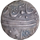 Mughal Empire Shah Alam Bahadur Silver Half Rupee Coin of Kanbayat Mint.