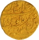 Mughal Empire Muhammad Shah Shahjahanabad Dar ul Khilafa Mint Gold Mohur.