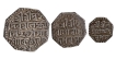 Assam Lakshmi Simha Silver Set of Three Coins.