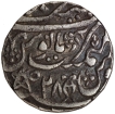 Awadh Asaf ud Daula Najibabad  Mint  Silver Rupee  AH 1201 /28 RY Coin,  