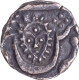 Malharnagar Mint  Silver One Eighth Rupee Coin of Indore.