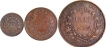 Copper Set of 1835 Different Denomination of East India Company of Different Mint.