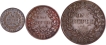 Set of Three Coins of Different Denomination and Mints of King William IIII of 1835.