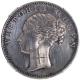 NGC AU Graded 1840 Silver One Rupee Coin of Victoria Queen of Madras Mint.