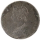 Rare Silver One Rupee Coin of 1893 (3 over 2) of Victoria Empress of Bombay Mint.