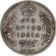 Scarce Silver One Rupee Coin of King Edward Coin of Bombay Mint of 1908 (8 over 7).