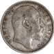 Scarce Silver One Rupee Coin of King Edward Coin of Bombay Mint of 1908 (8 over 7).