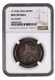 NGC UNC Graded Silver One Rupee Coin of King George V of Bombay Mint of 1913.