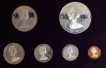 1973 Proof Set of First Official Coinage of The British Virgin Islands.