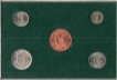 The Ireland Irish Eire Five Coins Set of 1968 of Royal Mint.