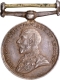 Colonial Auxiliary Forces Long Service Miniature Silver Medal of King George V.