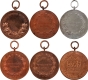 Bronze and Silver Census Medals of Republic India.