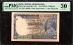 PMG 30 Graded of 1935 of King George V Signed by J W Kelly of Ten Rupees Banknote of British India.