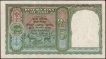 Very Rare Five Rupees Red Serial number Banknote of King George VI Signed by C.D. Deshmukh of 1947.