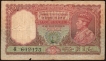 Rare Five Rupees Banknote of King George VI Signed by J B Taylor of 1938 of Burma Issue.