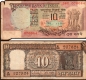                      Error Two Banknotes of Republic India Signed by R N Malhothra of Ten Rupees.