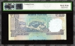 Sheet  Cutting Error  PMCS 64 Graded Hundred Rupees Banknote of Republic India Signed by Raghuram G Rajan of 2015.