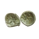 Punch Marked Coin. Gandhara Janapada. 2 Coins. 1/8 Shatamana. Silver 