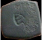 Square Silver Rupee of Akbar of Fathpur Mint. 