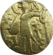 INDIA, KIDARITES of TAXILA, Salanavira? Kushana style Gold dinar. SCAR