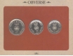 UNC Set. 1991. India Tourism Year. Set of 3 coins.