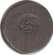 Copper, Half Tanga (30 Reis), Counter-Marked Coin, Very Fine, Rare.