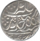 Gwalior, Jayaji Rao, Garhakota Mint, Silver One Rupee, Flag, Trident Mint Marks, RY55. Rare.