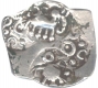 Punch Marked Silver Half Karashapana Coin of Vidarbha Janapada.