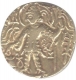 Gold Dinar Coin of Shaka of  Kushan Dynasty.