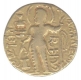 Gold Dinar Coin of Samudragupta of Gupta Dynasty.