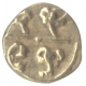 Gold Fanam Coin of Kakatiya Dynasty.