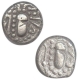 Silver Dramma Coin of Gadhaiya Derivative coinage of Paramaras of Malwa.