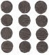 Copper Dam Coins of  Akbar.