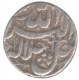 Silver Rupee Coin of Akbar of Lahore Mint.