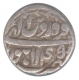 Silver Rupee Coin of Akbar of Lahore Mint.