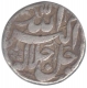 Silver Rupee Coin of Akbar of Lahore Mint.