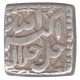 Silver  Square Rupee Coin of Akbar.