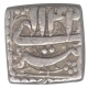 Silver  Square Rupee Coin of Akbar.