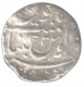 Silver One Rupee Coin of Aurangzeb Alamgir of Khujista Bunyad Mint.