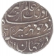 Silver One Rupee Coin of Aurangzeb Alamgir  of Shahjahanabad Mint.