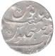 Silver One Rupee Coin of Ahmad Shah Bahadur of Gwaliar Mint.