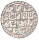 Silver One Rupee Coin of Lakshmi Narayana  of  Cooch Behar.