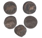 Copper Paisa Coins of    Haidar Ali  and Tippu Sultan of Patan Mint of Mysore Kingdom.